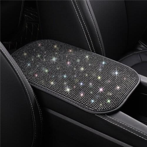 Fashion Car Armrest Mat Interior Auto Armrest Storage Box Mats Universal Armrest Cushion Cover Pad Automobiles Protector