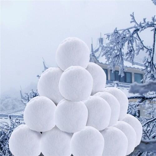 New Christmas Decoration Simulation Snowball Party White Ball DIY Holiday Wedding New Year Decoration Flower Ball Material
