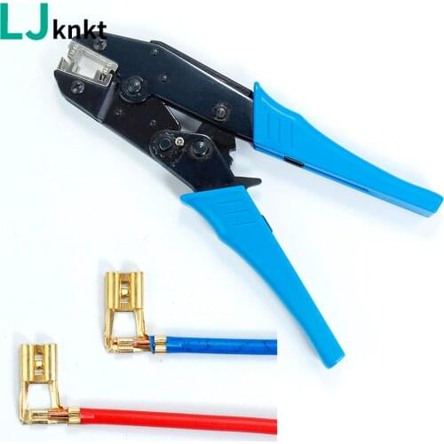 Crimping tool for flag spring terminal Hs-056FL hand tool European style pliers with straight handle