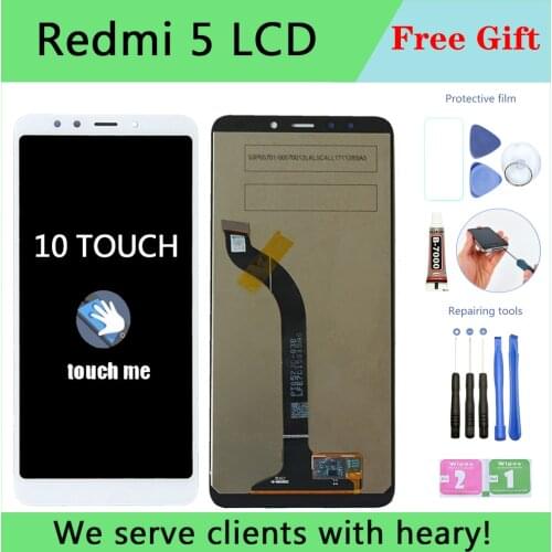 Original for Xiaomi Redmi 5 LCD Display Touch Screen with Frame LCD Digitizer Redmi 5 Display Assembly Repair Parts
