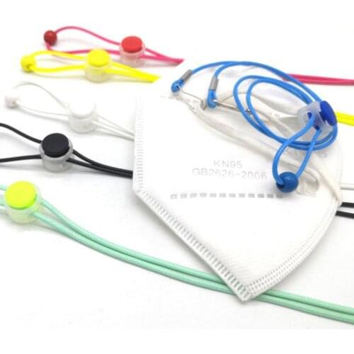 Adjustable Face Mask Lanyard Convenient Holder Rope Traceless Anti-lost Portable Mask Hanging Neck Rop Ropes Hooks