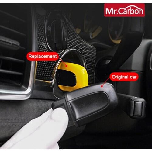 One-button start key interior modification start key shell For Porsche Macan Cayenne panamera Car Decoration Accessories