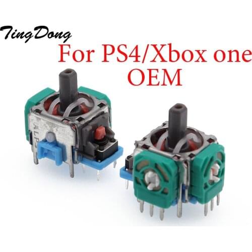 TingDong 50pcs for Xbox One Controller Original 3D Analog 3Pin Sensor Module Potentiometer 3D Joysticks Replacement