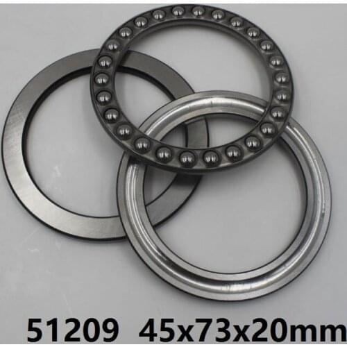 10pcs 51209 Axial Ball Thrust Bearing plane thrust ball bearing 45x73x20 45*73*20 mm