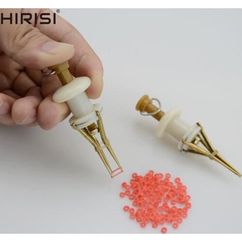 2pcs Fishing Pellet Band Tool Fishing Bait Banding Tool for Carp Fishing Accessories include Rubber Bands