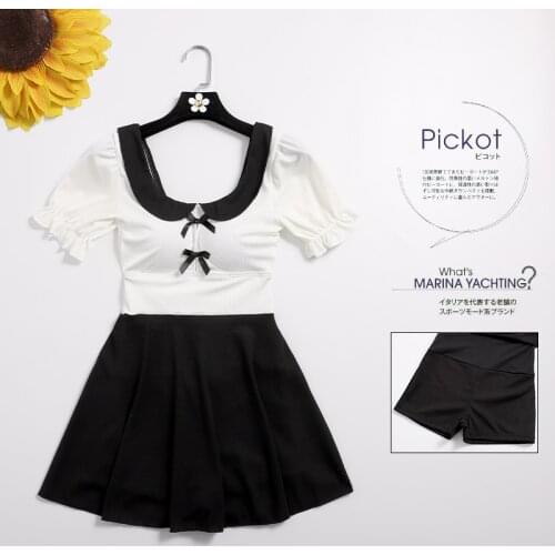 2021 Women Short Sleeve Bathing Suit Swimwear Patchwork Beachwear Swim Beach Dress Sexy Swimsuit Female Swimming Suits Swimdress