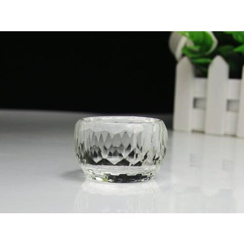 5cm Clear Crystal Glass Bowl With Flat Bottom Essential Oil Container Holy Water Cup Religious Supplies Home Decoration