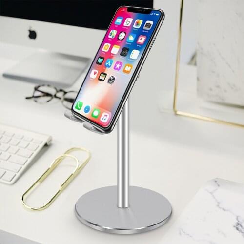 Aluminum Cell Phone Holder Desktop Tablet Stand Display Mount fit for 4-10 Cell Phone And Tablet