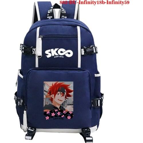 Anime SK8 The Infinity Backpack Student Schoolbag Shoulder Bag SK8 The Infinity Printed Computer Travel Bag Men Bookbag Mochila