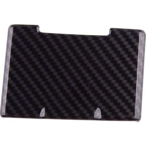 Car Plastic Center Console Power Outlet Socket Panel Cover Cap Trim Carbon Fiber Style Fit for Ford F150 2015 2016 2017