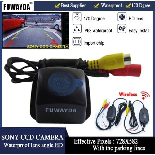 FUWAYDA Free Shipping Wireless SONY CCD Car Rear View Reverse Backup CAMERA for Toyota Prius 06-10/ Camry 09 10/ Aurion 06-11