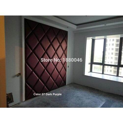Eco Friendly Wall Decoration Eco Friendly Wall Decoratio Faux Leather Panels PU Leather Panel 3D Wall Panel And 3D Wall Covering