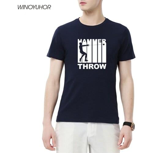 Hammer Throw Cool Printed T Shirt Men 2019 Summer Fashion Style Short Sleeve T-shirts Cotton Sporting Clothing For Men