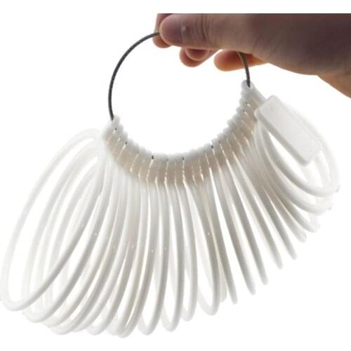 Bangle Sizer Measurement Size Jewelry Making Tool Findings Plastic Bracelet Measuring Adjustable Accessories