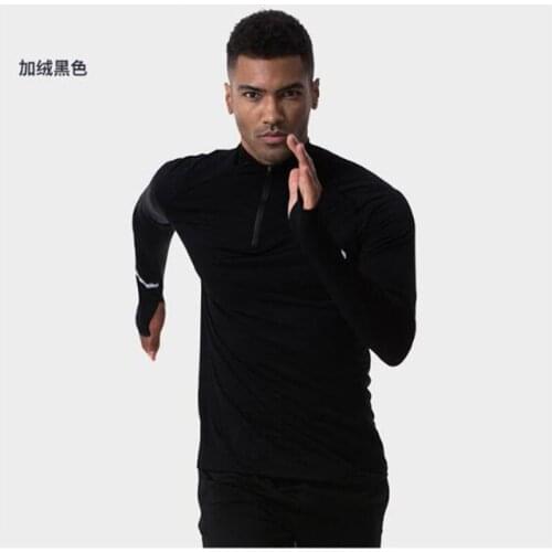 Men Training Workout Tee Top New Men Casual Breathable Sports Long Sleeve T-shirt Spring Fashion O-Neck Slim ComfortableTshirt