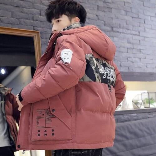 Winter coat men 2021 new Korean fashion cotton padded jacket college students high school cotton padded jacket men
