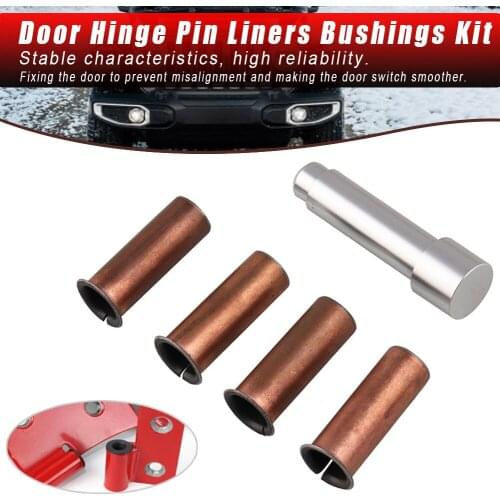 Spot Door Hinge Pin Liners Bushings Kit Set Accessories for JK 07-18 Car Vehicle M8617