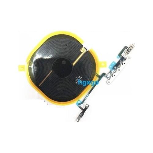 NFC Chip Welded With Volume Flex Cable For iPhone X XS XSM Max XR Wireless Charging Charge Coil Sticker Ribbon Antenna Sensor