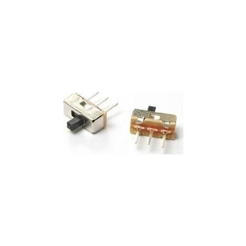20PCS SS12D07 SS12D07G4 toggle switch 3Pins straight feet 1P2T handle high 4mm spacing