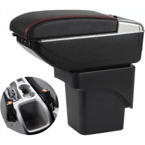 For Ford Focus 2 armrest box central Store content Storage box Ford focus armrest box with cup holder ashtray USB interface