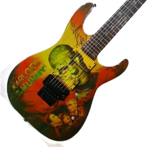Professional production of 6 string electric guitar, you can choose your favorite color to make guitar