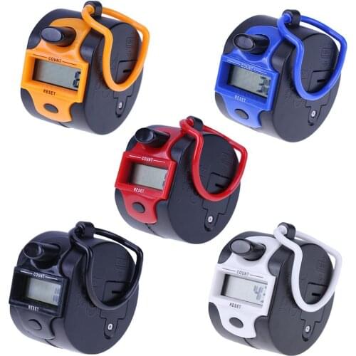 Tally Counter Clicker 5 Digit Number Handheld Manual Digital Counter Portable Tally Counter
