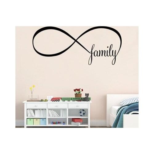 Family Quotes Home Decor Vinyl Wall Sticker Modern Home Decal Living Room Refrigerator Christmas Decoration Kids Rooms Wallpaper