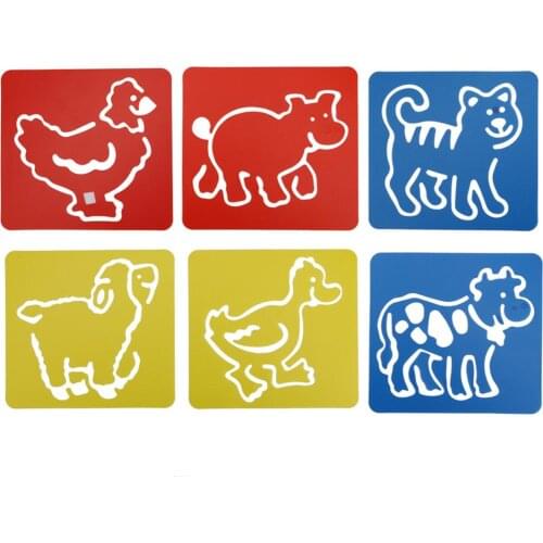 Various Patterns DIY Painting Stencils Hollow Cartoon Graphics Spray Printing Templates Scrapbook Album Diary Embossing Stencils