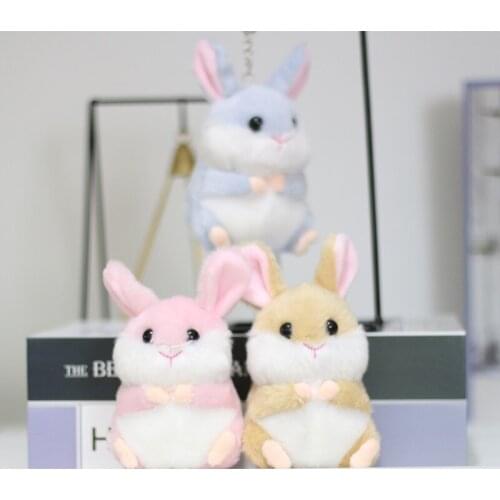 Funny Stylish new rabbit bunny hamster sweet pendant good quality Exquisite Cute Soothing doll christmase birthday wedding gift