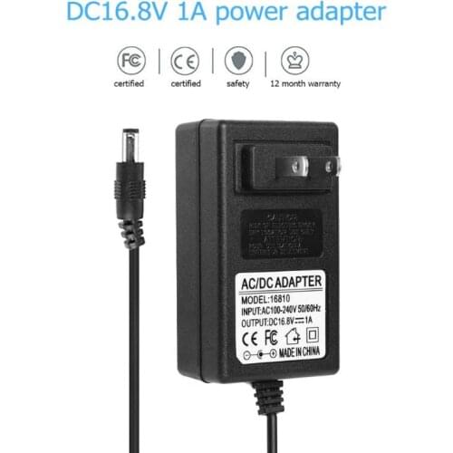High quility Power Adapter Charger 16.8V 1A 18650 Lithium Battery Charger DC5.5mm EU Plug US Plug Power Adapter Charger hot sale