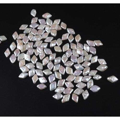 Baroque Shaped Pearls Rhombus Natural Freshwater Loose Earrings Accessories Pearls