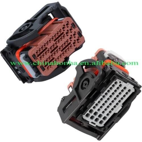 1 pcs 48pin way ecu automotive connector plug female wire brown connectors 64320-3319
