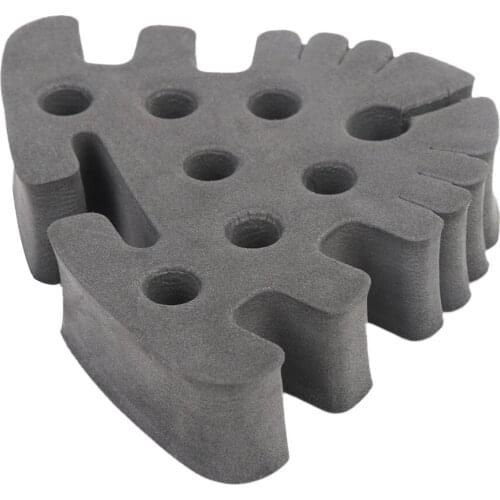 2Pcs EVA Foam Fly Tying Tool Caddy Fishing Fly Tying Station Tool Holder Organizer