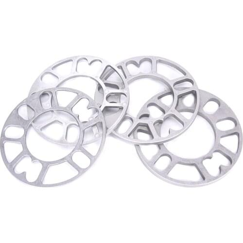 2PCS Universal Alloy Aluminum Wheel Spacers Shims Plate STUD 3mm 5mm 8mm 10mm