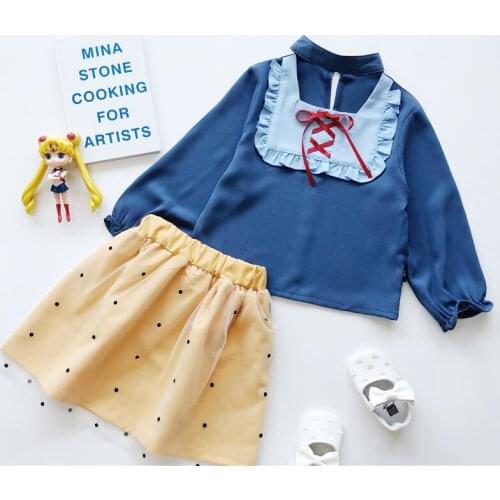 2020 Spring And Autumn Children‘s Clothing Sets Girls Cute Princess Dress Suit Kids Fashionable Two-Piece Suit Clothes For Girl
