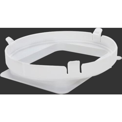 6.19 inch (160mm) Portable Durable Plastic Air Conditioner Window Adapter Exhaust Hose/Tube Connector Easy to Use N0PF