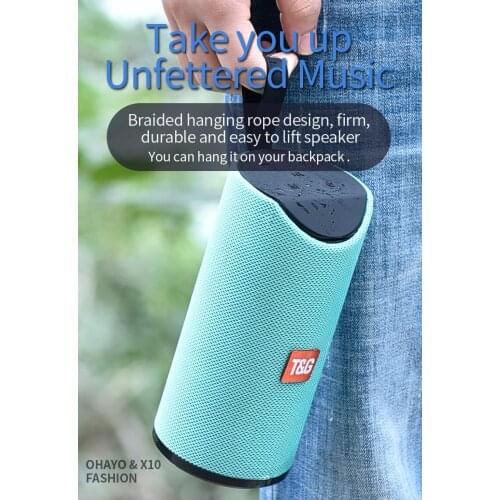 TG113 Bluetooth Wireless Speakers Subwoofers Handsfree Call Profile Stereo Bass Support TF USB Card AUX Line In Hi-Fi 1200mah