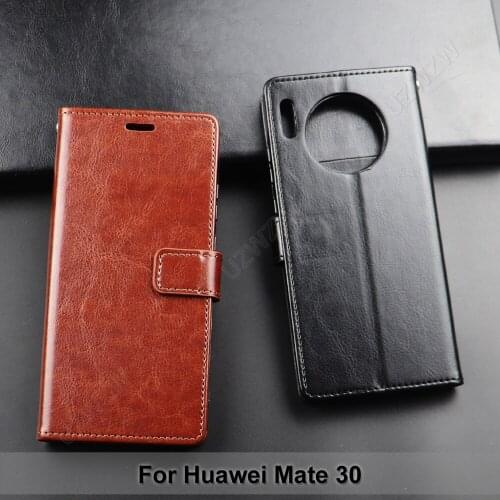 For Huawei Mate 30 Flip Wallet PU Leather Case Cover