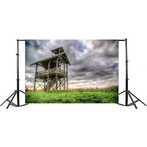 Photography Backdrop Wooden Observation Tower