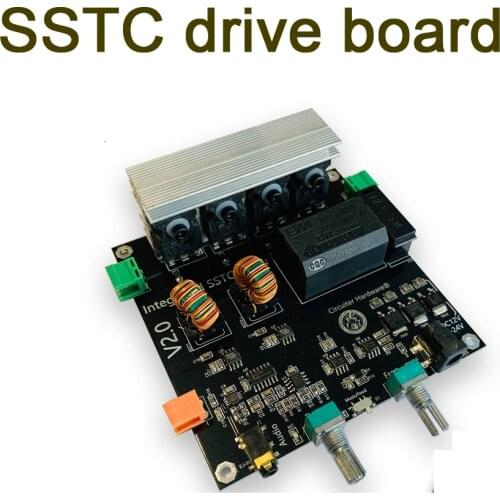 Dc 12v-24v SSTC integrated drive board finished solid state Tesla coil of the first TC