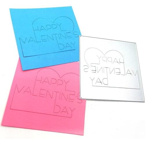 Julyarts Valentines Day Background Dies Cutting Dies New Scrapbooking Card Paper Craft Embossing Folder Template
