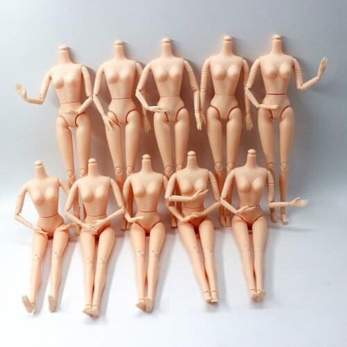 New 26 Cm Doll Body 22 Movable Joints BJD Doll 1/6 Toys Gift for Barbie Fashion Doll Naked Baby Girl DIY Accessories Wholesale
