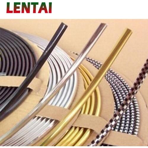 LENTAI 3M Car Interior Mouldings Chrome Strip DIY For Citroen C4 C5 Kia Cerato Sorento Ceed Opel Astra H J G Insignia Vectra C