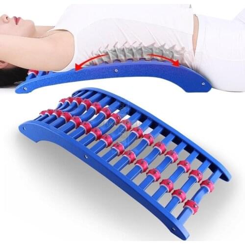 Back Massage Magic Stretcher Fitness Equipment Stretch Relax Mate Stretcher Lumbar Support Spine Pain Relief Chiropractic
