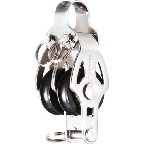 Marine Boat Yacht Sailboat Dinghy 22mm 7/8 Inch Double Becket Block Small Boat Block Master SB-2204F
