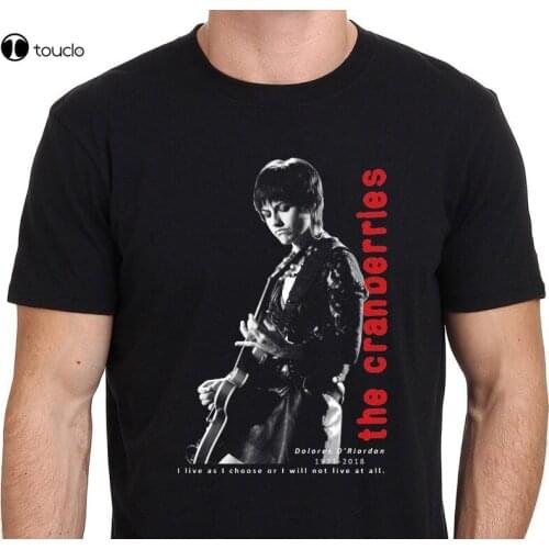 The Cranberries Dolores O'Riordan Tribute T-Shirt MenS Black Tee Shirt