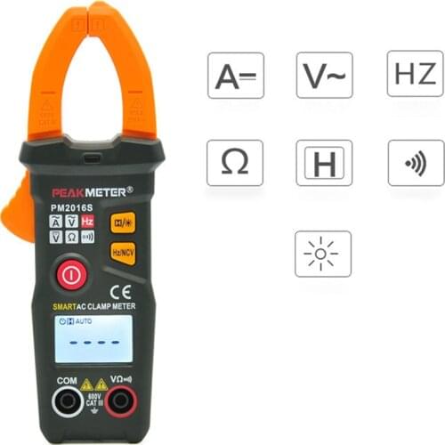 Professional Multimeter AC Current Voltage Resistance Measuring Tester 600V 200A 40-1000Hz Intelligent Digital Clamp Meter