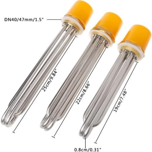 Water Tank DN40 Heating Pipe Water Heater Electrical Immersion Element Air Energy U1JE