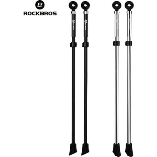 ROCKBROS Carbon Fiber Bicycle Kickstand Antiskid Quick Release Folding Parking Rack Bicycle Foot Support MTB Road Bike Stand