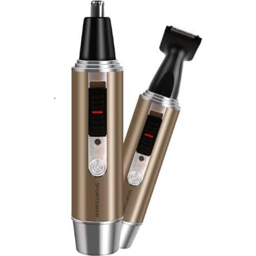SM 2 in 1 rechargeable nose hair trimmer beard hair trimmer sideburn trimmer